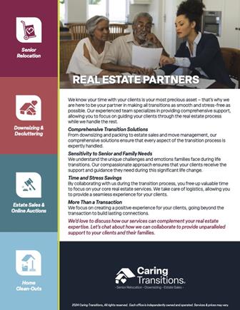Real Estate Partnership - Caring Transitions of Silver Spring North